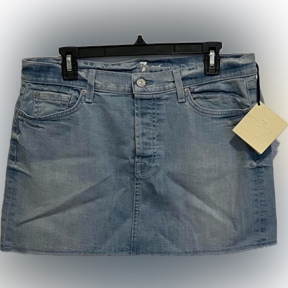 7 FOR ALL MANKIND denim skirt